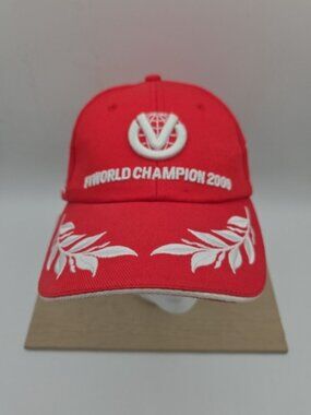Michael Schumacher F1 World Champion 2000 Cap NWT Red Laurel OS Hat